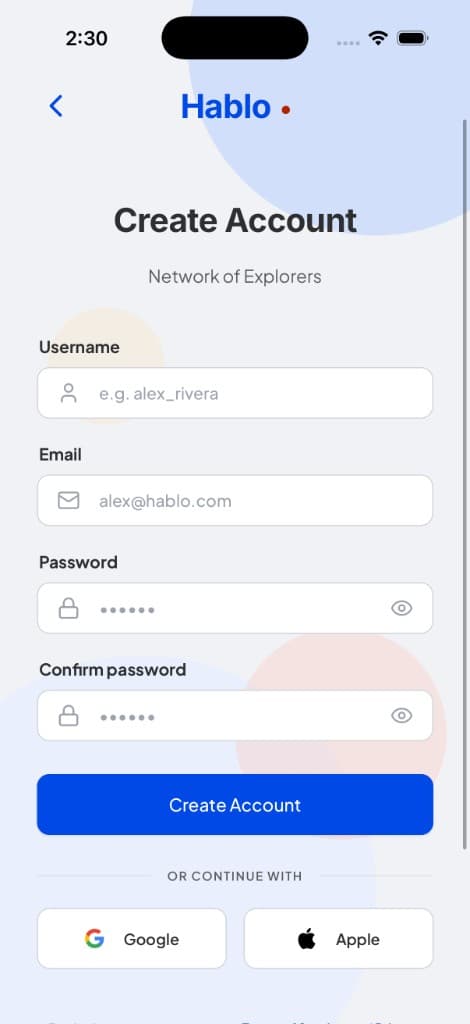 Hablo — Hablo — Meet New Friends, Nearby (screen 3)