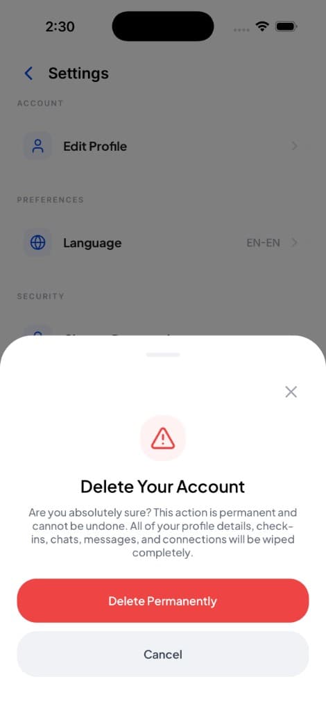 Hablo — Hablo — Meet New Friends, Nearby (screen 5)