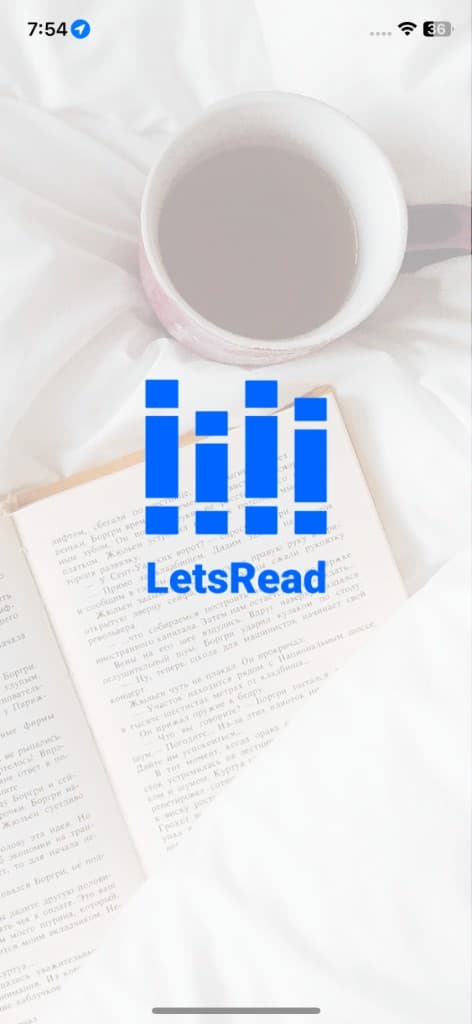 LetsRead — Launch screen
