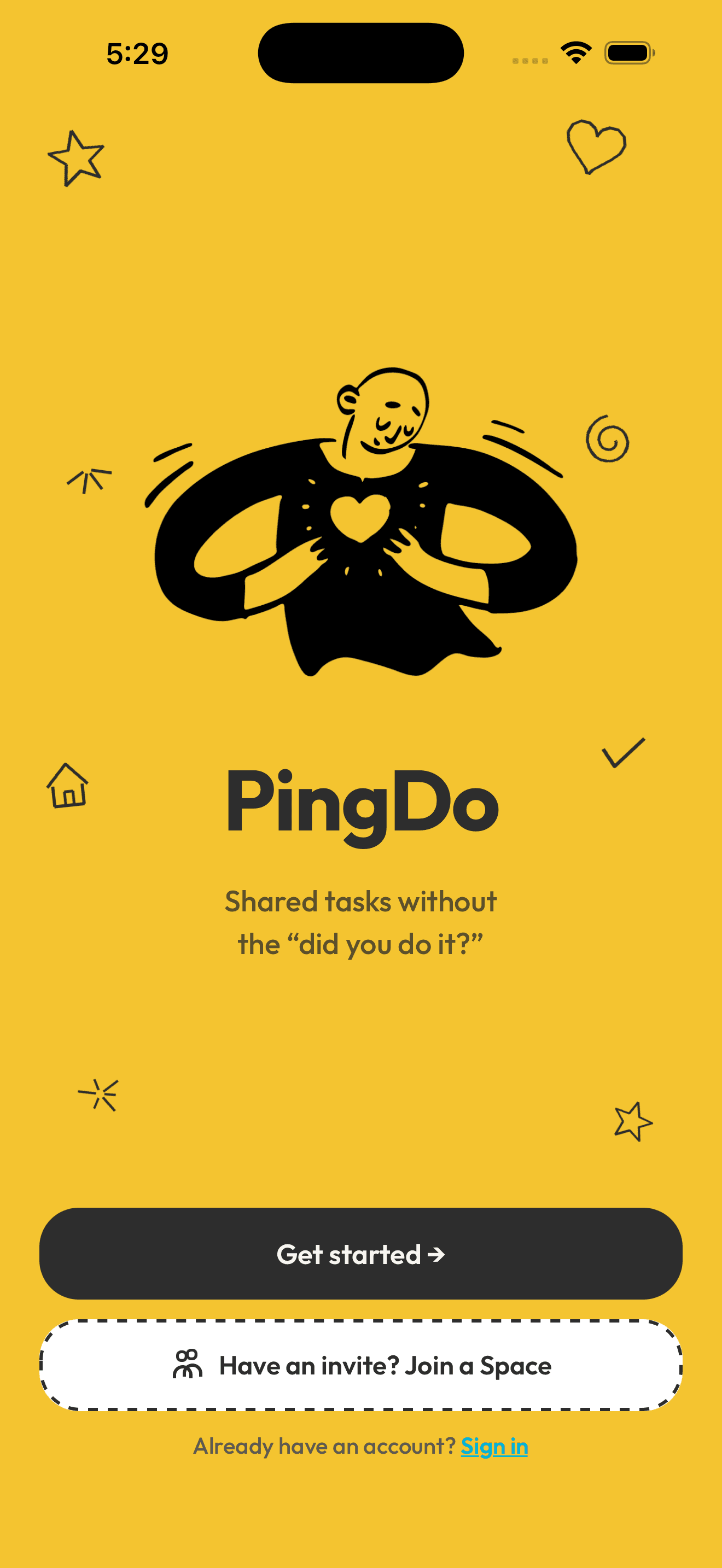PingDo — screen 2